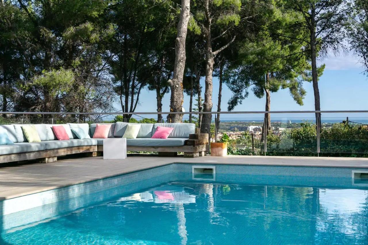 Villa Bella Vista Castelldefels Buitenkant foto