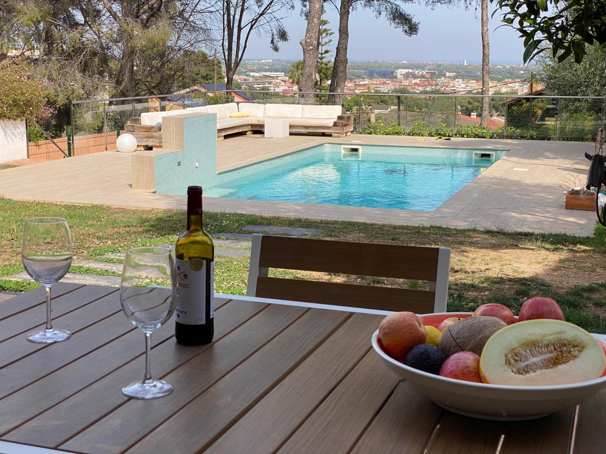 Villa Bella Vista Castelldefels Buitenkant foto